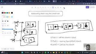 Stack using the Linked List  ||  Python #python  ||  Live session for absolute beginners