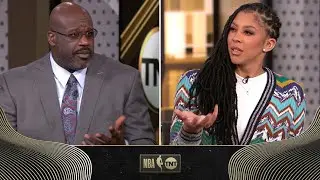 Candace was not a fan of Shaqs All-Star Predictions 😂 | NBA on TNT