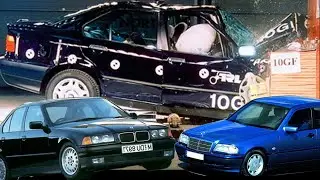 10 АВТОМОБИЛЕЙ ПРЕМИУМ-МАРОК, ПРОВАЛИВШИХ КРАШ-ТЕСТЫ EuroNCAP В 90тых - 00вых!