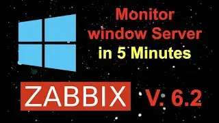 How to monitor window server in zabbix by Zabbix Agent in 5 minutes.