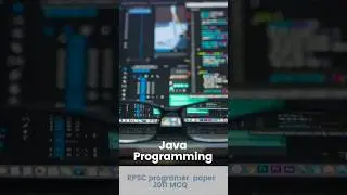 Java programming - RPSC programmer previous year paper MCQ -6 #rpscprogrammer #javaprogramming#rpsc