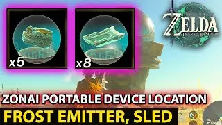 Zonai Device Portable Frost Emitter, Sled Location Guide Zelda Tears Of The Kingdom