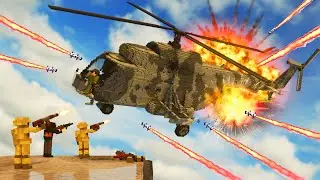 Realistic Helicopter Shootdowns & Crashes 45 😱 Teardown