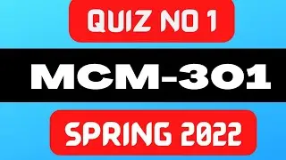 MCM301 Quiz No 1. (Spring2020) | MCM301-COMMUNICATION Skills Quiz 1. Spring2020 | MCM301 | MCM quiz