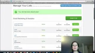 How To Delete A List In Your AWeber Account