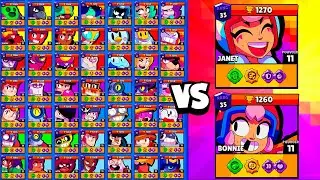 NOUVEAU BRAWLER JANET et BONNIE vs TOUS LES BRAWLERS ! Brawl Stars Olympics