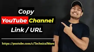 How To Copy Your YouTube Channel Link / URL 2021