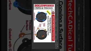 Copying A Surface (from one Part to other Part) In SolidWorks