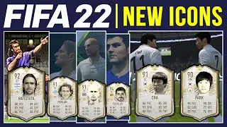 FIFA 22 NEWS | 9 NEW FUT ICONS *LEAKED* 🔥😱 - Batistuta, Casillas, Cha Bum-kun & Others