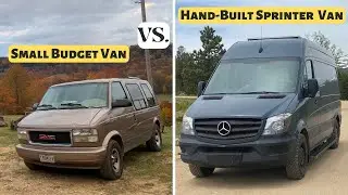 $4,000 BUDGET Conversion Van VS. $40,000 HAND-BUILT Sprinter RIG!