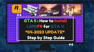 How to Install and play LSPDFR GTA 5 | 2023 PC