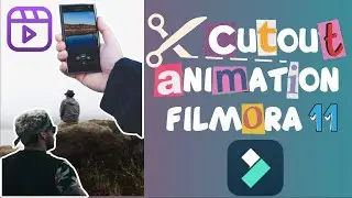 How to Make Cut Out Animation in Filmora like Reels