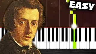 Chopin - Nocturne Op. 9 No. 2 - EASY Piano Tutorial by PlutaX