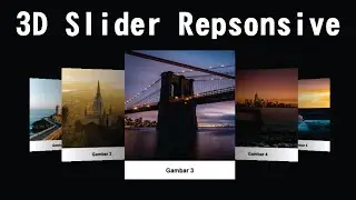 3D Slider Responsive | HTML CSS SwiperJS