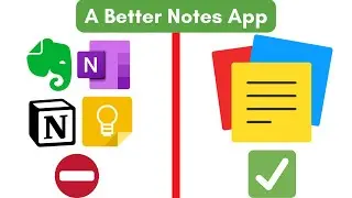 Best Notes App You've NEVER Heard Of... Alternative to Notion, Evernote, Google Keep, Onenote