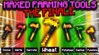 Upgrading ALL of my farming tools for the FINAL TIME! - Hypixel Skyblock