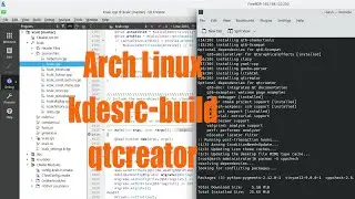 Configure Arch Linux for developing for KDE with kdesrc-build and Qt Creator - July 2022 - f5527d08