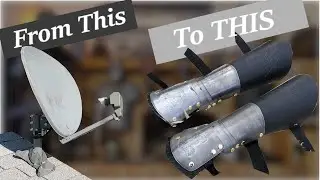 How to make Armor from a Satellite Dish