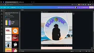 Designing a Blackpink Logo with Canva - Step by Step Tutorial for K Pop Inspired Graphics