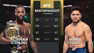 Алджамейн Стерлинг vs Генри Сехудо Бой в UFC 288