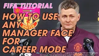 FIFA/ CÁCH ADD MẶT HLV VÀO CAREER MODE BẰNG RDBM/ HOW TO USE ANY MANAGER FACE FOR CAREER MODE