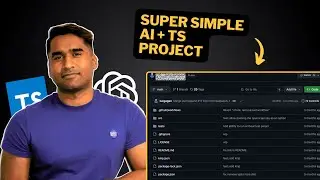 One of the easiest AI + Typescript project that you can learn from