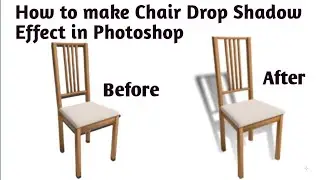 How to Make Chair Drop Shadow Effect in Photoshop | Drop Shadow effect | Photoshop 2023