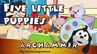 Five little puppies | Kids Song