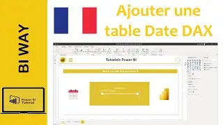 Créer une table Date dans Power BI