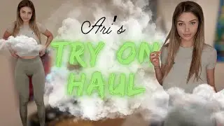 [4K] Try On Haul With Ari | LIGHT No Bra Comfy Outfit (2024)