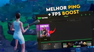 COMO DIMINUIR O PING E AUMENTAR O FPS NO FORTNITE (Todos os jogos também)