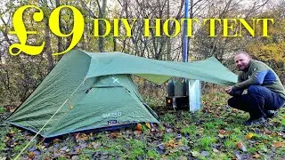 SAVE YOURSELF MONEY! Oex Tent & tarp convention into a winter hot tent.