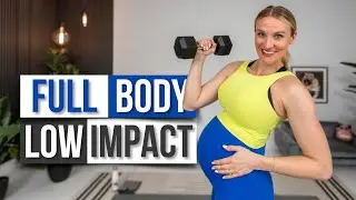 30 min Full Body Strength & Cardio for a Strong Pregnancy & Easier Delivery! | Low Impact