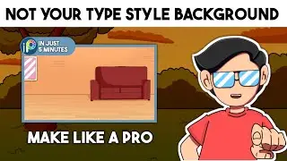 How to make Animation Background Like Not Your Type in Ibis Paintx  [ LIKE A PRO ]