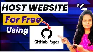 How to diploy Website for Free using Github Pages |  Host a Website on GitHub in 2024?GitHub Pages