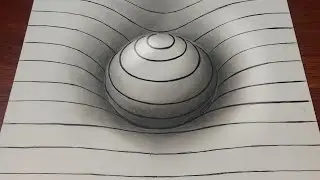 Drawing Easy How to Draw a 3D Sphere with Lines