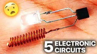 Top 5 Simple Electronic circuits projects(BC547)