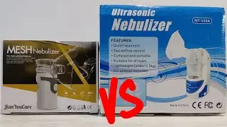 Сравнение и обзор ингаляторов с АлиЭкспресс , небулайзер, MESH NEBULIZER vs ULTRASONIC NEBULIZER