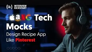 #faang  Tech Mock Interview: Frontend System Design | Design a Recipe Sharing App Like Pinterest