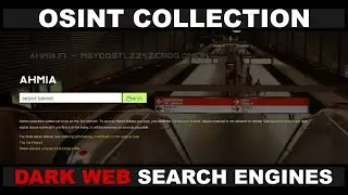 OSINT Collection: Dark Web Search Engines