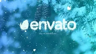 After Effects Template: Snow Logo Reveal