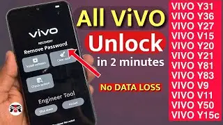 ViVO Y27, Y36, Y56, T2x, Y17s, Y100 Hard Reset Not Working || All Type Password Pattern Lock Remove