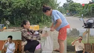 Single mother harvests bamboo shoots. The landowner's son's secret.Ly Vy Ca