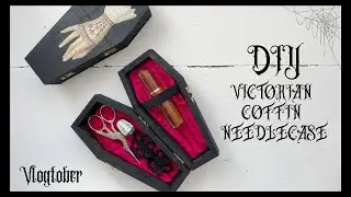 Victorian Coffin Needle Case ~ DIY Gothic Needle Case Project