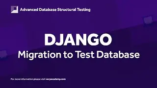 Migrating a Django Model to a Test Database