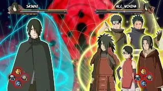 SASUKE VS MADARA, ITACHI, OBITO, SHISUI & SARADA | Naruto Shippuden Ultimate Ninja Storm 4