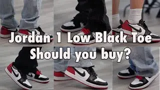 Jordan 1 low Black Toe 2023 - 5 Different Styles of Pants