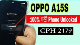 Oppo A15s remove screen lock/oppo cph 2179 password/pattern/pin lock remove | Oppo A15s hard reset |