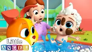 Let's Get You Cleaned Up Baby John! | Little Angel Kids Songs & Nursery Rhymes