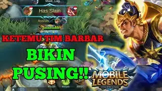 SOLO RANK || KETEMU TIM BARBAR - MOBILE LEGENDS